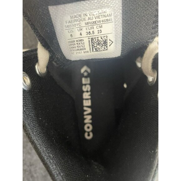 Converse Chuck Taylor All Star Lugged High Black White Platform Womens Sneaker 6 - Picture 6 of 10